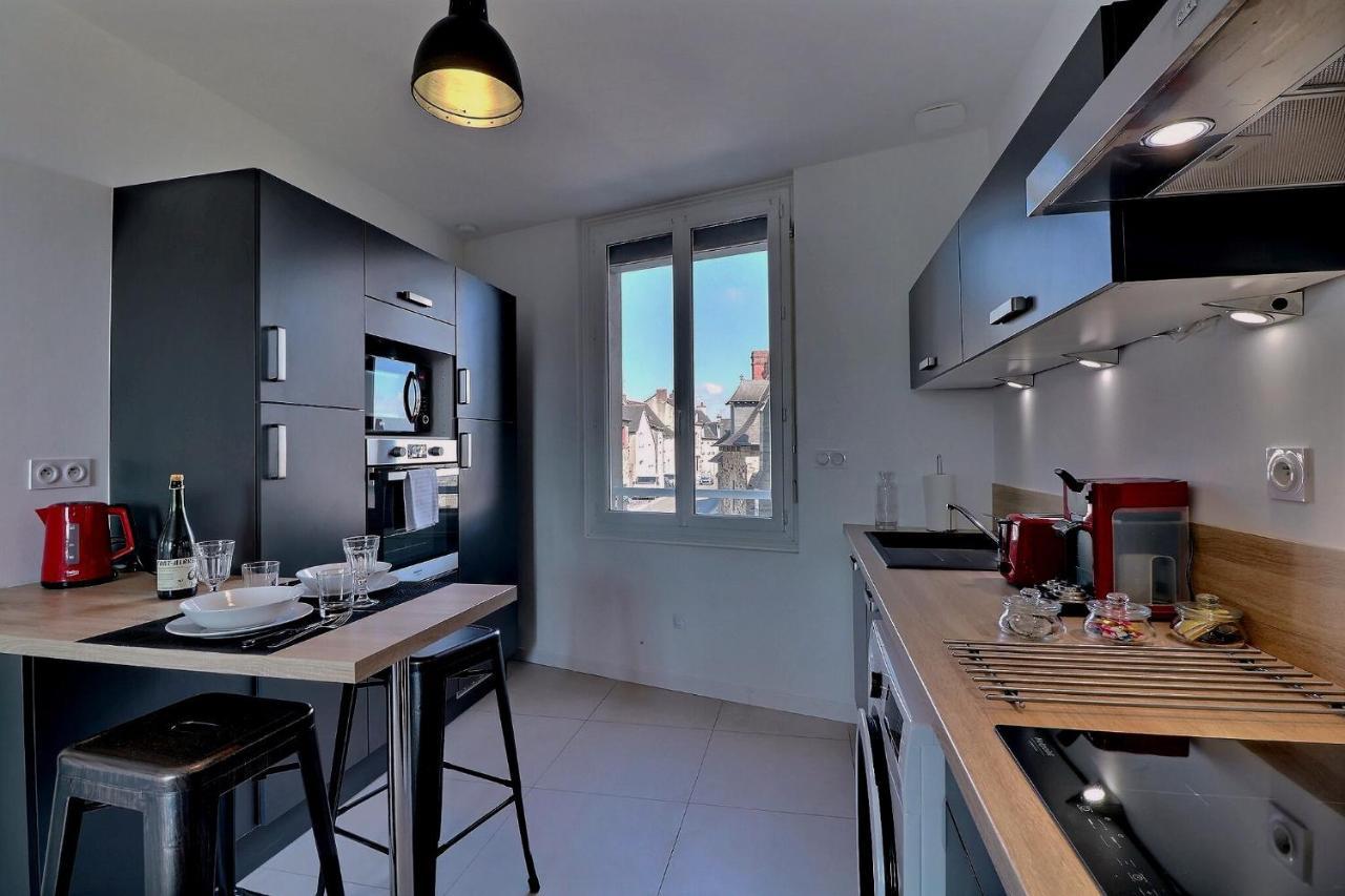 Appartement Logisy En Centre-Ville De Vitre I Logisy L'Indu Vitré Eksteriør bilde